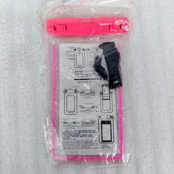 Universal Waterproof Phone Case for Smartphone - Pink - Picture 3 of 5